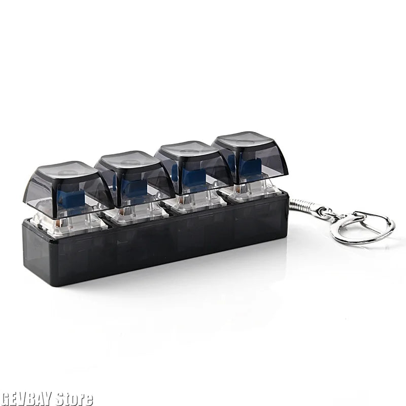 4-Button Stress Relief Keyboard  LED buttons