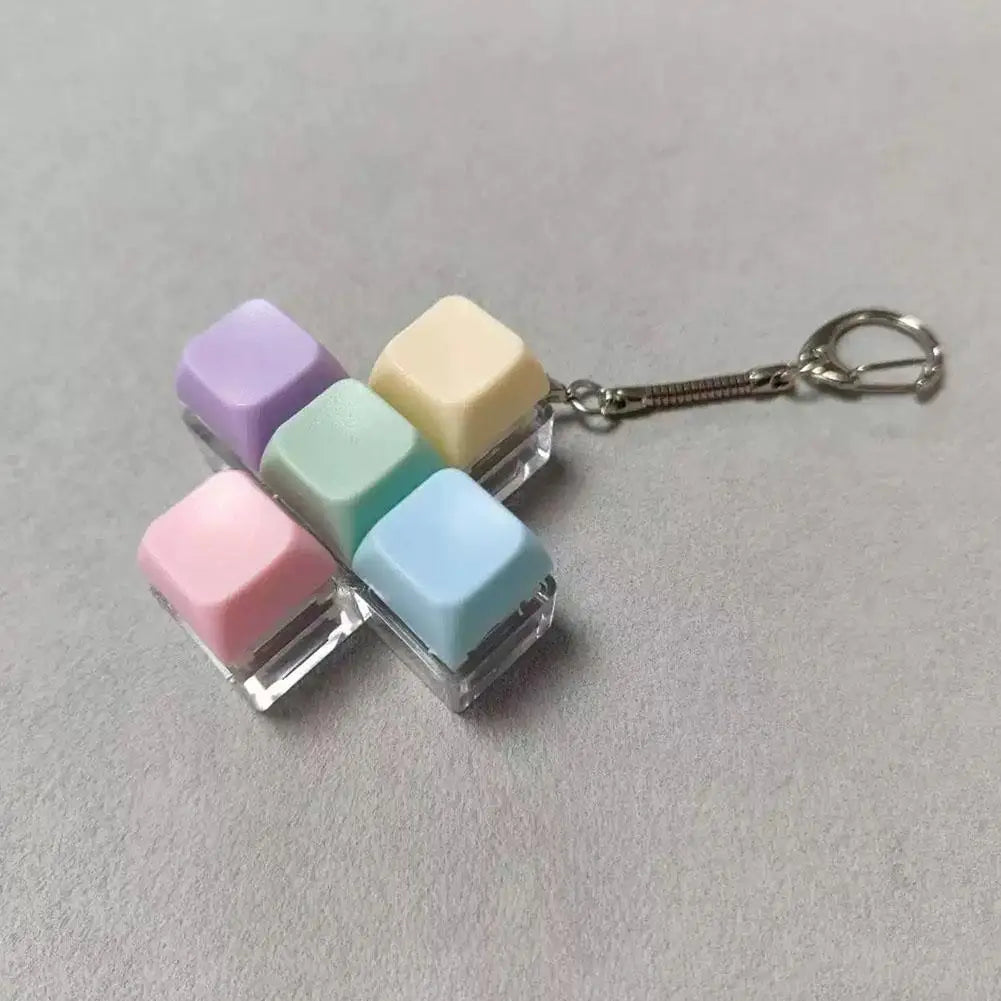 Button Keyboard Fidget Clicker Mechanical Keyboard No LED